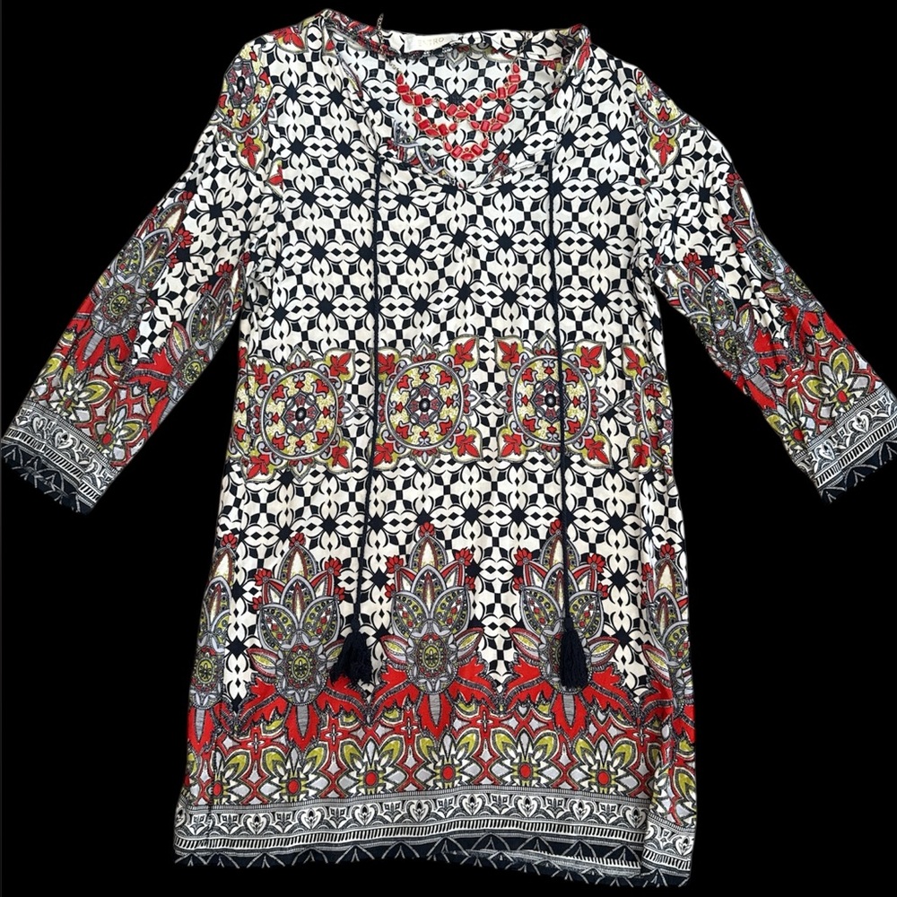 Entro Dress With Vintage Necklace, size L
